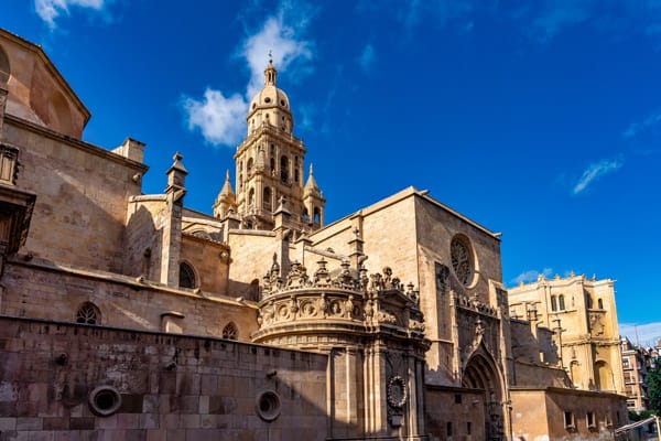 Cathedral Church of Saint Mary in Murcia, Spain.