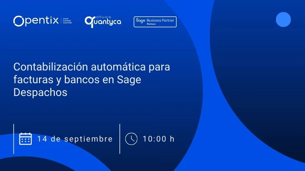 webinar contabilizacion facturas bancos sage despachos
