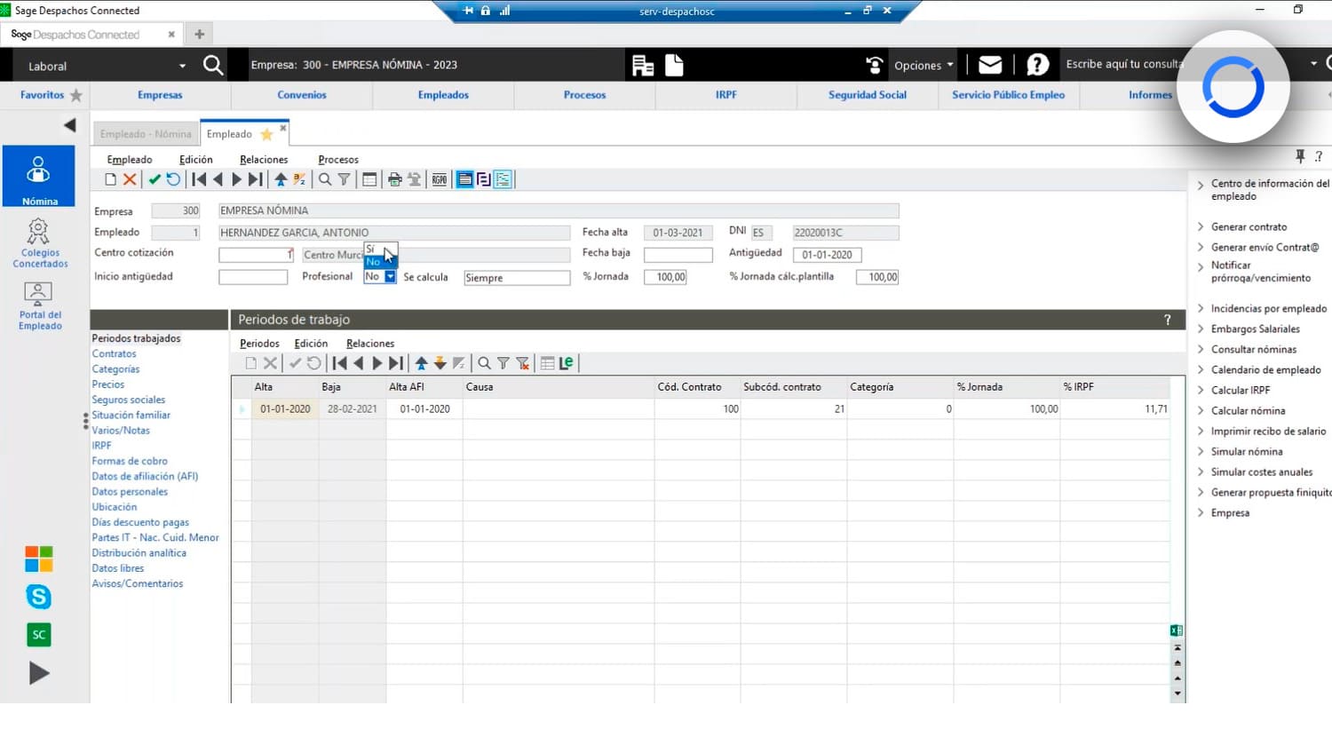 Dar-de-alta-empleados-en-Sage-Despachos-Connected-2