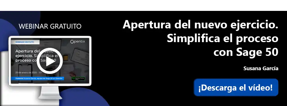 banner descarga webinar apertura del nuevo ejercicio simplifica el proceso con sage 50