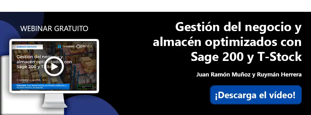 banner descarga webinar gestion del almacen y negocio optimizados con sage 200 y t-stock