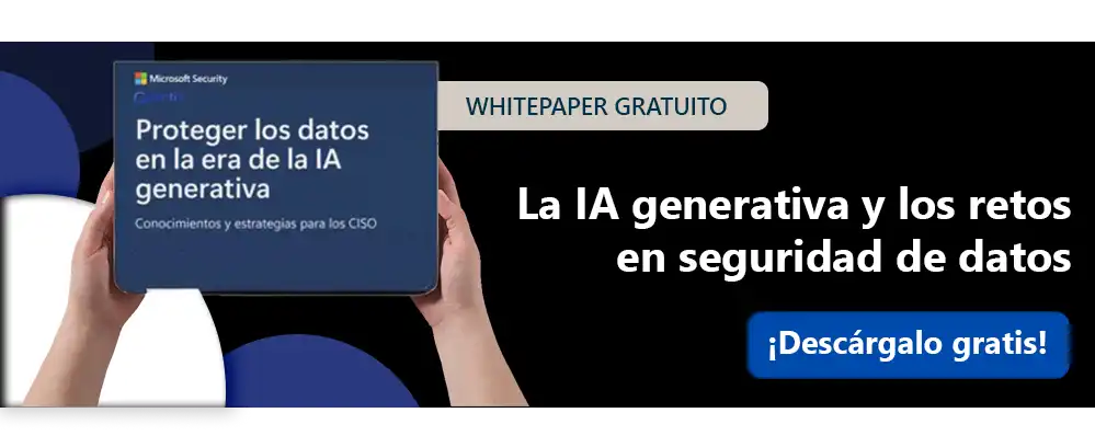 banner descarga whitepaper la ia generativa y los retos en seguridad